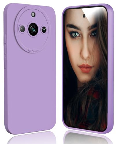 DESSEN Funda para Realme 11 Pro 5G / Realme 11 Pro+ Plus 5G Capa - Silicona Carcasa Antigolpes Protector Camara Móvil Case Cover Suave Delgada Bumper Anti-Huellas, Morado
