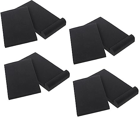 SECFOU 4pcs Speaker Acoustic Isolation Pads Sound Dampening Pad Noise Isolation Cushion for Monitor Subwoofer