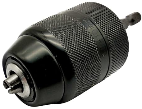 Adattatore per mandrino in metallo premium per trapano da 0,8 – 10 mm, attacco esagonale da 6,35 mm (HEX 1/4) per avvitatore a batteria