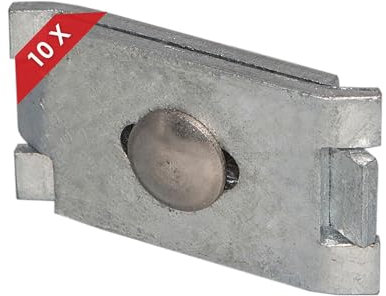 Zaunverbinder | Längsverbinder 10 Stück (feuerverzinkt)