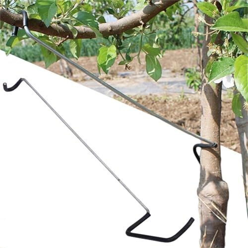 mefocou 10 distanziatori per Rami per Alberi da frutto, estrattore di Rami da 35,6 cm, Filo di Ferro Avvolto in Gomma Non danneggia i Rami, Strumento per Piegare Rami ad Angolo Aperto