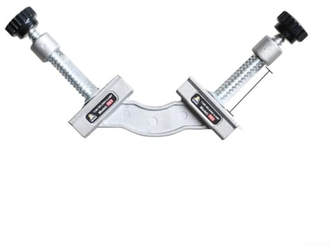 Welding Clamp, Stainless Steel Adjustable Angles Tube Welding Clamp Positioner with Quick Clamping Mechanism, for Woodworking, Metal Welders(B)