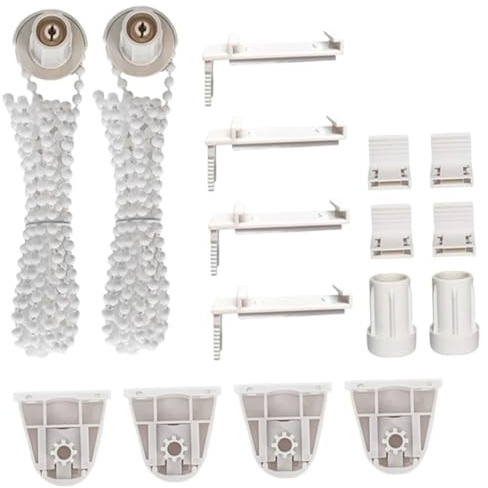SEWACC Roller Blind Fittings Connector Blind Bead Chains Roller Fitting for Window Blackout Curtains Stick Curtain Bracket Accessories Kit