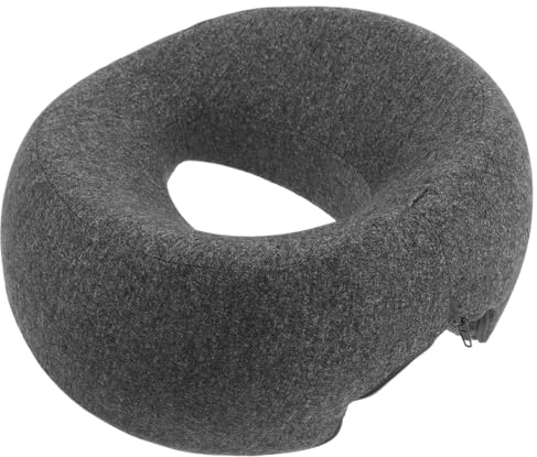 Toyvian Memory Foam Massage Table Pillow and Easy Cleaning with Contoured Cutout and Polyester, Head Neck Rest Pad for Optimal Alignment for Beauty Salons and Home Use