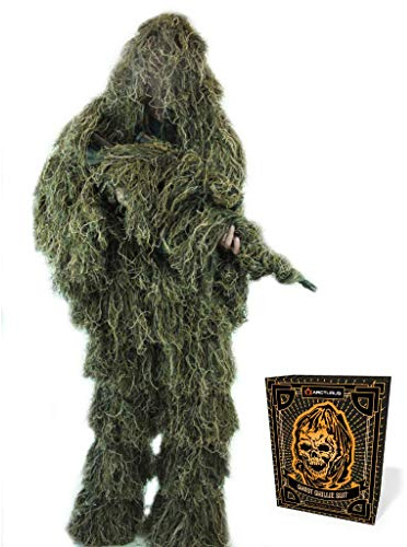 Arcturus Fantasma Traje de Camuflaje - Incluye Juego Envoltura Rifle (arbolado, Extra Grande)