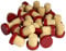 VinClasse Push Fit Wine Bottle Stoppers/Corks - Red - Pack of 24