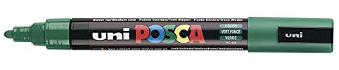 Posca UNI-BALL MARKER PEN PC-5M - GREEN - Single Pen