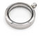 Médaillon à remplir en Verre Argent plaqué Platine, 29 mm de Vintage Parts, Bijoux DIY
