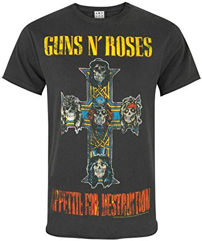 Guns N Roses Amplified Appetite for T-Shirt Destruction Hommes