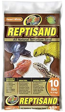 Zoo Med Repti Sand Desert White All Natural 10 lbs - 2 Pack