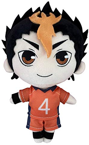Anime Haikyuu!! Shoyo Hinata Plüsch, 20 cm Anime gefülltes Umarmungskissen, weiches Spielzeug, High Volleyball, Heimdeko-Puppen, Kinderpuppe, Spielzeug, Anime-Figuren, Sammlerstück Geschenke