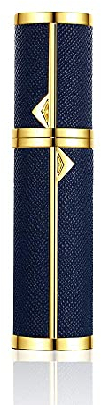 BRARIOS Parfümzerstäuber Nachfüllbar,5ml Mini Parfum Zerstäuber, Sprühflasche Klein für Parfum, Parfümflaschen Leer für Reise (G-Navy blau)