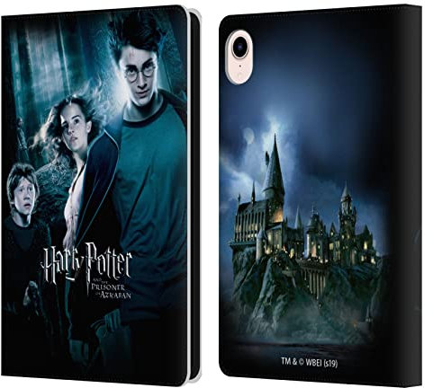 Head Case Designs sous Licence Officielle Harry Potter Ron, Harry & Hermione Poster 2 Prisoner of Azkaban IV Étui Portefeuille en Cuir Compatible avec Apple iPad Mini (2021/2024)