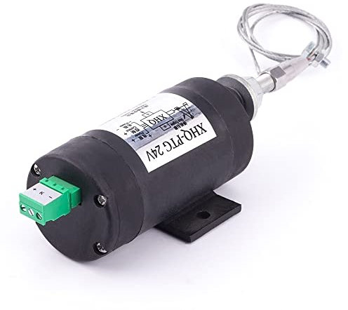 ALLZZY Normale offene und geschlossene Typen, Dieselmotor, Flammendurchschlagsgerät, Aus-Ventil, Stopp, Magnetventil, Feuerlöscher, Generatorteile, XHQ-PTG, XHQ-FZ (Color : Normal Close NC, Size : 2
