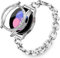TRUMiRR Bracelet en métal Compatible avec Galaxy Watch5 40mm/Galaxy Watch4 40mm, Bracelet en acier inoxydable Art métal Bracelet de montre pour Samsung Galaxy Watch 4 40mm/Galaxy Watch 5 40mm