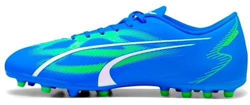 Puma Play MG, Zapatillas Deportivas Unisex Adulto, Ultra Blue White-Pro Green, 44 EU