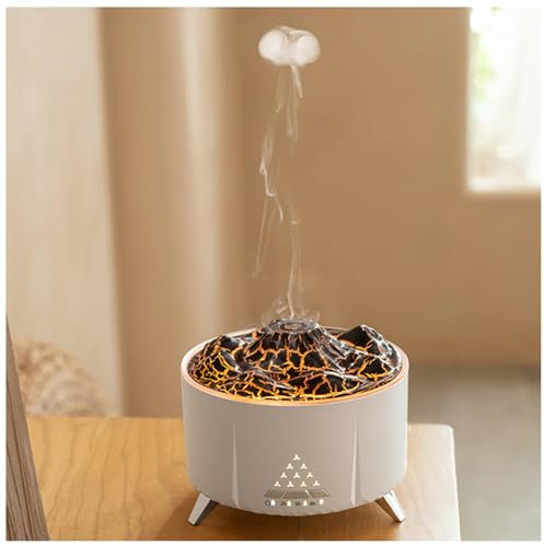 Delyx Room Diffusers For Essential Oils Aroma Diffuser And Humidifier In One, Small Humidifier Bluetooth Speaker, Diffuser For Essential Oils Oil Diffuser For Large Room,White