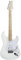 Woodbrass ST100 - Chitarra elettrica bianca multiuso ideale per principianti, corpo forma ST tiglio, stile rock, pop, funk, country, hard, metal