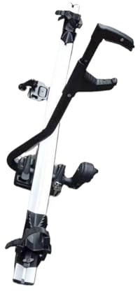 JCAKES Dachreling Dach Fahrrad Befestigungs Rahmen Fahrzeug-Montiert Berg Einzigen Rahmen Aluminium Legierung Fahrrad Rack Fahrrad Träger Für Autos Relingträger