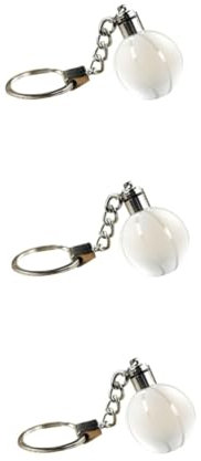 YARNOW 3St geführter Schlüsselanhänger business handtaschenlampe taschenlampe laterne LED Schlüsselanhänger Kristall- Basketball-