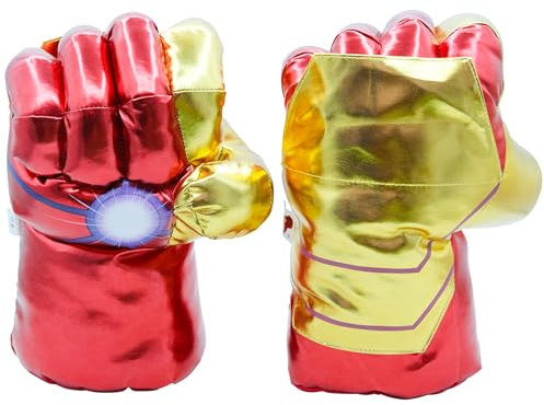 Hero Hands Fists,Hero Gloves,Man Smash Hands,Kids Boxing Gloves,Hero Big Soft Plush Gloves,Kids Boxing Training Gloves,Ydstniu Cosplay Costume Toy,for Boy Girl Birthday Gift(1 Pair)