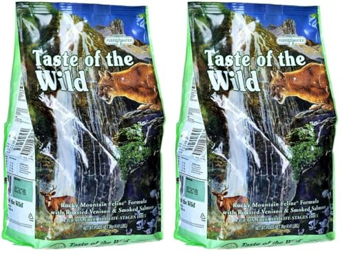 Taste Of The Wild pienso para Gatos con Venado asado y Salmon Ahumado 2kg Rocky Mountain (Paquete de 2)