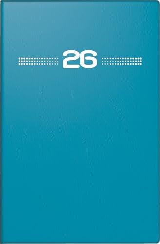 rido/idé Taschenkalender Mod. partner/Industrie I 2026 | A7, Kunststoff, petrol