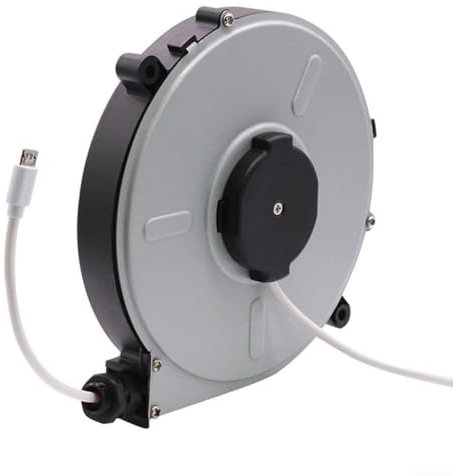 Automatic Retractable Power Cord Reel, Charging Data Cable Winding Reel, for Power Transfer, for Camping and Outdoor Fun(3metersTYPE-C)