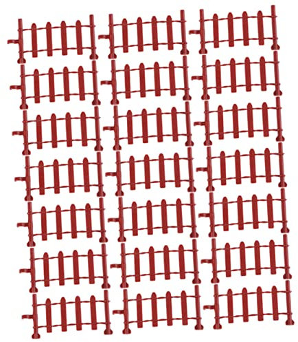Toddmomy 50 Stück Sichtschutzzaun Für Den Außenbereich Kurzer Zaun Dekorativer Zaun Spielzeugzaun Gitterzaun Spielzeugzaun Sichtschutz Kleiner Zaun Für Gartenzaun Lattenzaun Haus