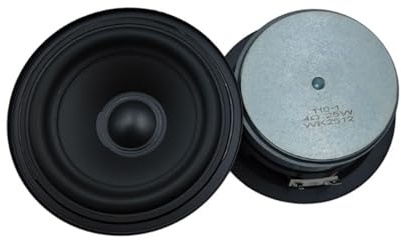 XINYIN Altavoz Envolvente De HiFi Resistente Agua 4 Pulgadas 25W Uso En Exteriores para Dispositivos De Sonido Portátiles Woofer Controlador Auditivo para Exteriores