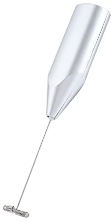 Eacam Elektrischer Schneebesen, Einfach zu Bedienen, Robust und Antihaftbeschichtet, Ideal für Cappuccino und Milchshakes, Ideal Zum Aufschlagen und Aufschäumen von Familieneiern