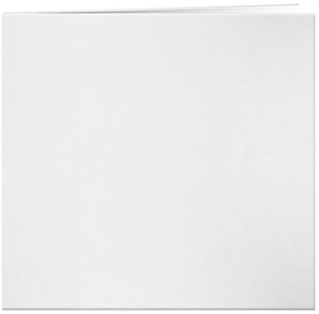 Pioneer Photo Albums MB-10 Post Bound Leatherette Cover Memory Book, 12 by 12-Inch, Bright White