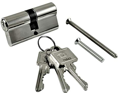 BKS Profilzylinder PZ 8812 Baulänge: 31/45 (30/45) Nickel mit Gefahrenfunktion, auch Gleichschließend möglich