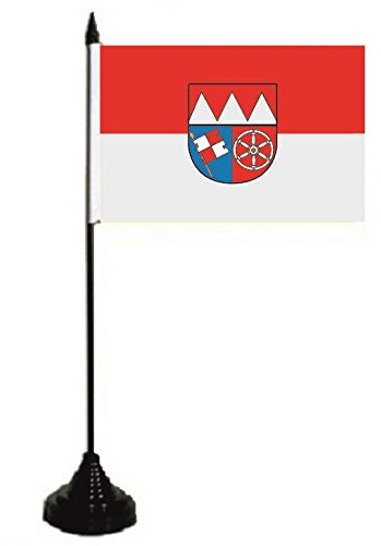 U24 Tischflagge Unterfranken Fahne Flagge Tischfahne 10 x 15 cm