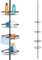bremermann Teleskop-Eckregal, 4 Körbe, Teleskop-Stange bis max. ca. 290 cm (Grau)