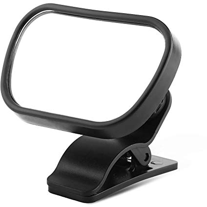 Espejo retrovisor del coche, Espejo del bebé del coche con clip de ventosa espejo auto bebe