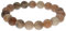 Mondstein Kugel Stretch Edelstein Armband 10S131 - individuelle Größe DisplayLength 17