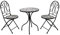 Dekoratives Mosaik Set 3-teilig Sitzgarnitur Mosaiktisch + 2 Mosaikstühle Sitzgruppe Gartentisch Gartenmöbel Bistrotisch Steinoptik