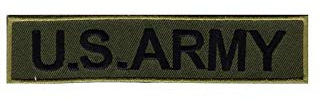 Us Army Big Patch Abzeichen bestickt zum Aufbügeln, Souvenir Zubehör
