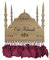signodoo Echtholz Eid Mubarak Zuckerfest-Kalender inkl. 30 Geschenksäckchen - Eichenfurnier - Ramadan Countdown-Kalender - Für Kinder & Erwachsene - Holz - BxH 51,0 x 50,0 cm