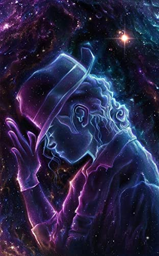 5D Diamant Painting Set FüR Erwachsene Und Kinder Michael Jackson US-amerikanischer Sänger, Songwriter und Tänzerstar DIY Diamond Painting Kristall Strass GemäLde 15.7x19.7(40x50cm) Kein Rahmen