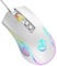 HXSJ X100 Souris de Jeu,Souris Filaire Ergonomique avec Rétroéclairage LED Coloré,7 Boutons,Capteur Optique de Jeu,Jusqu'à 3600 DPI,Léger,pour PC,Ordinateur Portable,Mac,PS4 - Blanc