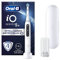 Oral-B iO 5N Elektrische Zahnbürste, ein Drucksensor zum Schutz von Zahnfleisch und empfindlichen Zähnen, mit Zubehör, 1 weiche Bürste, 1 Ladegerät, 1 Reiseetui, Weiß