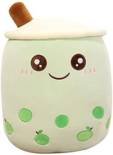 YXCUIDP Cute Plush Pillow, Kawaii Boba Tea Plush Pillow,Creative Bubble Milk Teacup Shaped Hugging Pillow Hugging Pillow Stuffed Toy For Girls Kids,A (Type E, 24CM)