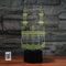SUPERRUIDALONG 3D Islamischer Tempel Nachtlichter Fernbedienung 16 Farben Illusion Acryl LED Tisch Nachttisch Lampe Kinder Schlafzimmer Schreibtisch Dekor Geburtstag Geschenke Spielzeug für Kinder