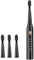 Gelb&Schwarz Spazzolino Elettrico Sonic, Nero, 5 Impostazioni, Setole Morbide, Alimentazione a Batteria, Unisex-Adulti