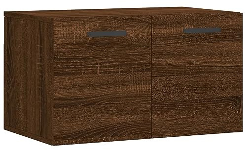vidaXL Wandschrank Braun Eichen-Optik 60x36,5x35cm Holzwerkstoff