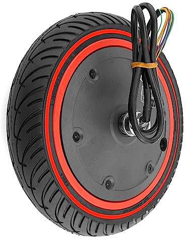 Sunydog Scooter Motor mit Vollgummireifen,36V 350W Motor Ersatz für Xiaomi M365 Pro Elektroroller Motorrad Rollerzubehör Ersatz der Antriebsräder