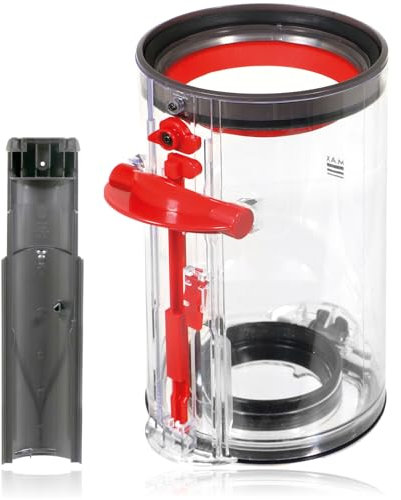 Spares2go Big Dirt Bin + Runner compatible with Dyson V10 SV12 Animal Absolute Total Clean Container Vacuum Cleaner
