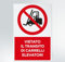 GLOBAL CARTELLO SEGNALETICO - vietato il transito di carrelli elevatori - Segnale Adesivo Extra Resistente, Pannello in Forex, Pannello In Alluminio (Pannello In Plastica, 20x31 cm)